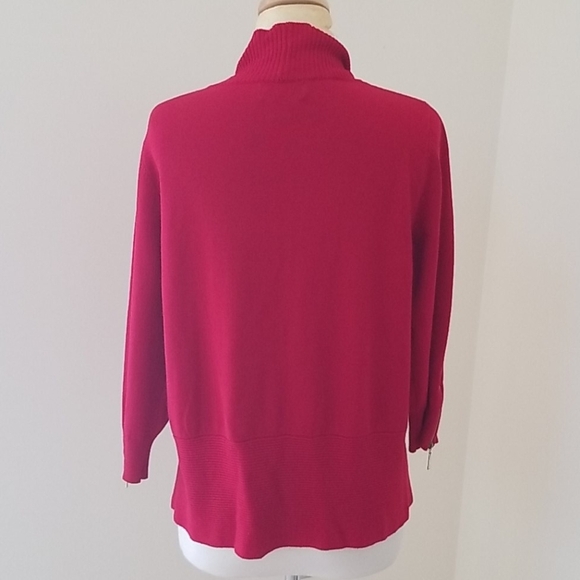 Carmen Marc Volvo red large open cardigan - Picture 3 of 8